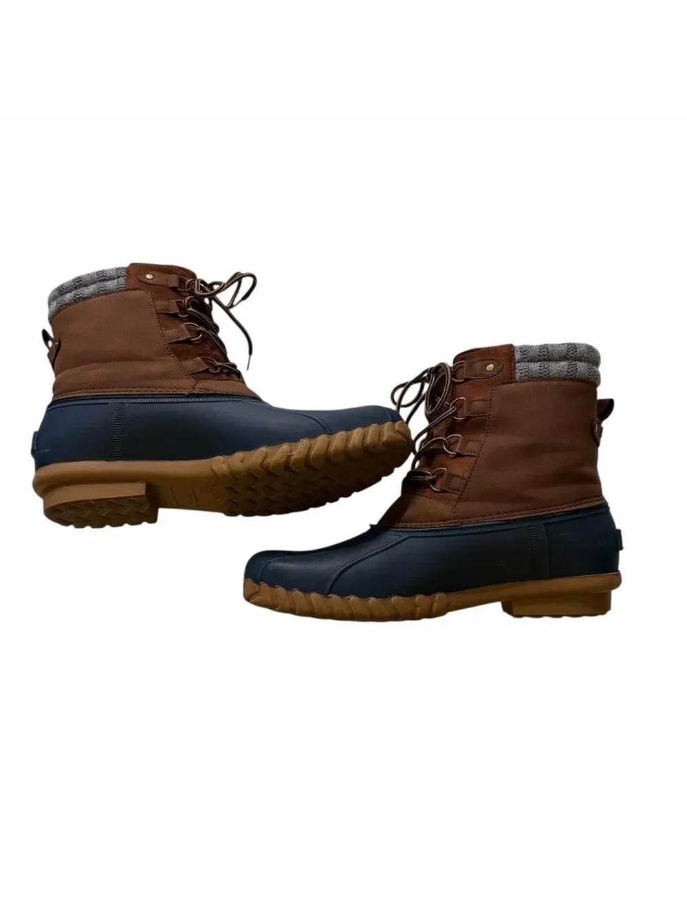 Sporto Women's Waterproof Duck Boots Size 11 Insulated Faux Fur Lining